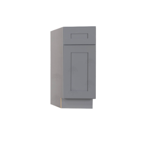 Newport Gray Shaker Base Angle Cabinet Left