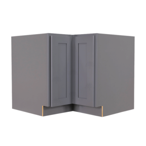 Newport Gray Shaker Base Lazy Susan Cabinet