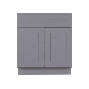 Newport Gray Shaker Sink Base Cabinet