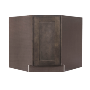 Newport Charcoal Finish Shaker Base Diagonal Cabinet