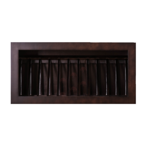 Essex Expresso Shaker Wall Dish Holder Cabinet