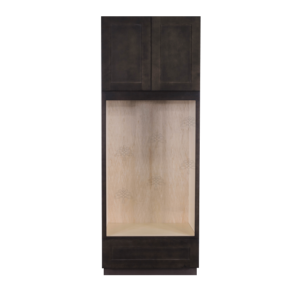 Newport Charcoal Finish Shaker Double Oven Cabinet