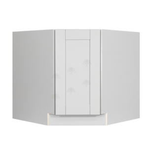 Essex Gray Shaker Cabinet Base Diagonal Cabinet