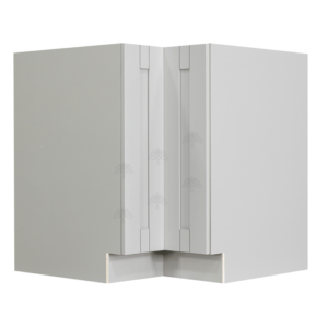 Essex Gray Shaker Base Lazy Susan Cabinet