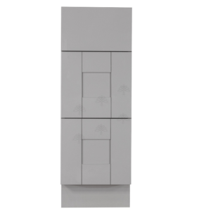 Essex Gray Shaker Base Cabinet with 3 Drawers