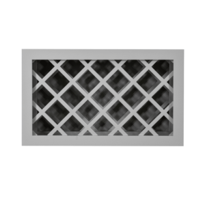 Essex Gray Shaker Wall Wine Rack Cabinet