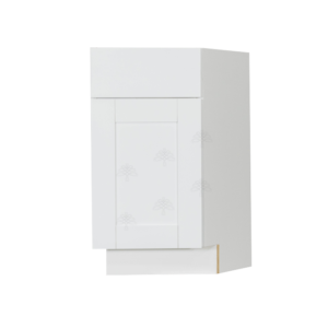 Essex White Shaker Base Angle Cabinet Right