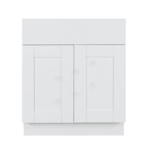 Essex White Shaker Vanity Sink Base Cabinet