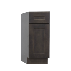 Newport Charcoal Finish Shaker Base Angle Cabinet Left