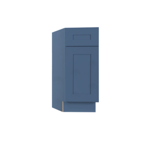 Newport Blue Shaker Base Angle Cabinet Left