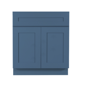 Newport Blue Shaker Sink Base Cabinet