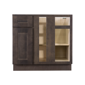 Newport Charcoal Finish Shaker Base Blind Cabinet