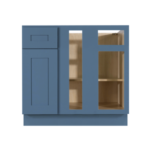 Newport Blue Shaker Base Blind Cabinet