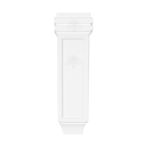 Essex White Shaker Cabinet Corbel Flat Design Medium
