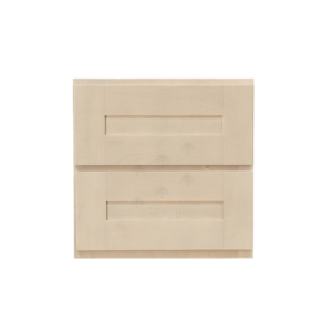 Newport Greige Finish Shaker Cabinet Counter Top Drawer