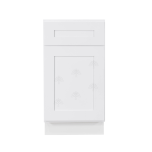 Newport White Shaker Base Waste Basket Cabinet