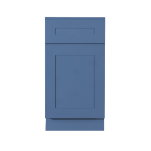 Newport Blue Shaker Base Waste Basket Cabinet