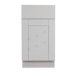 Essex Gray Shaker Basket Cabinet