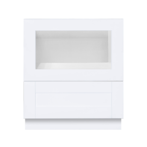 Essex White Shaker Base Microwave with Drawer Cabinet