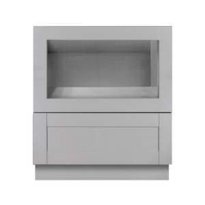 Essex Gray Shaker Base Microwave with Drawer Cabinet