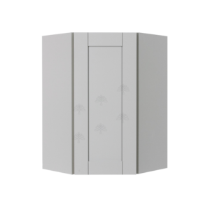 Essex Gray Shaker Wall Diagonal Corner Cabinet