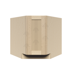 Newport Natural Wood Shaker Base Diagonal Cabinet
