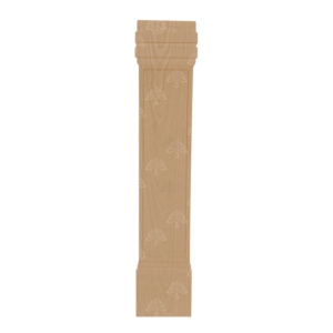 Newport Natural Wood Shaker Cabinet Deco Leg Flat Design