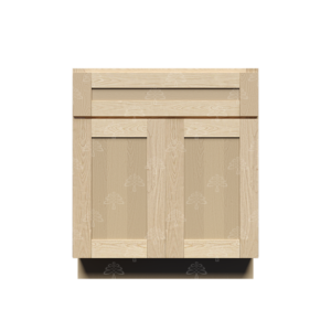 Newport Natural Wood Shaker Sink Base Cabinet