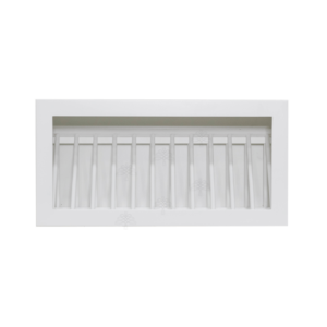 Essex White Shaker Wall Dish Holder Cabinet