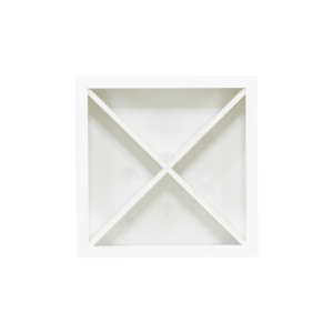 Essex White Shaker Wall Wine Rack X Cabinet