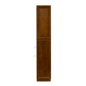 Stamford Warm Brown Raised Panel Pantry Cabinet