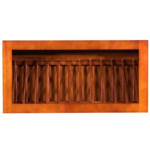 Stamford Warm Brown Raised Panel Wall Dish Holder Cabinet