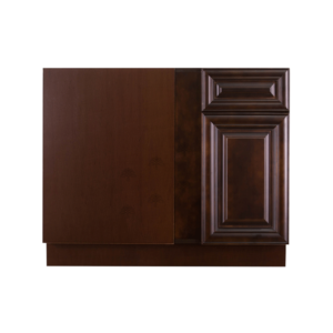 Hartford Espresso Raised Panel Cabinet Base Blind Cabinet