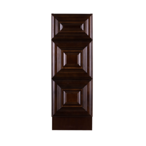 Hartford Espresso Raised Panel Base Cabinet with 3 Drawers