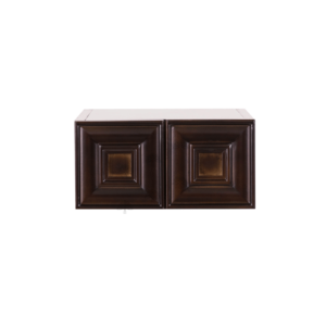 Hartford Espresso Raised Panel Wall Small Drawer Cabinet