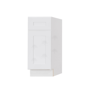 Newport White Shaker Base Angle Cabinet Right